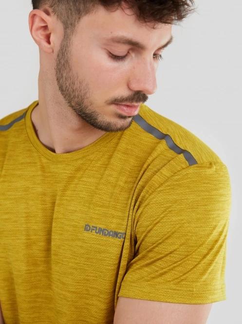 Fundango Skeleton Tech-T for men in yellow 5