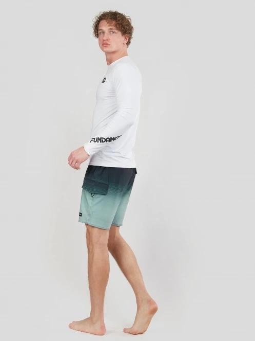 Fundango Manado Long Rashguard for men in white 4