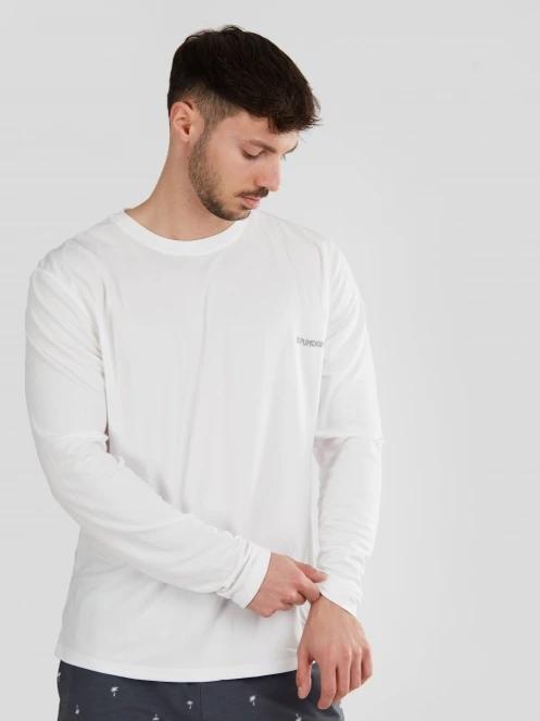 Fundango Maurice Long Rashguard for men in white 2