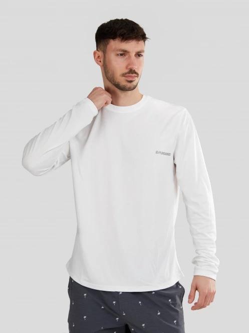 Fundango Maurice Long Rashguard for men in white 5