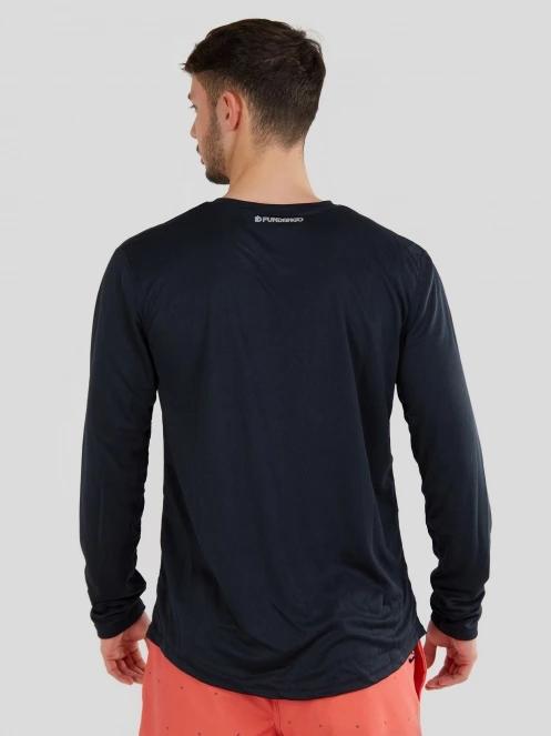 Fundango Maurice Long Rashguard for men in dark blue 3