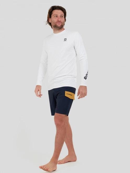 Fundango Manado Long II Rashguard for men in white 4