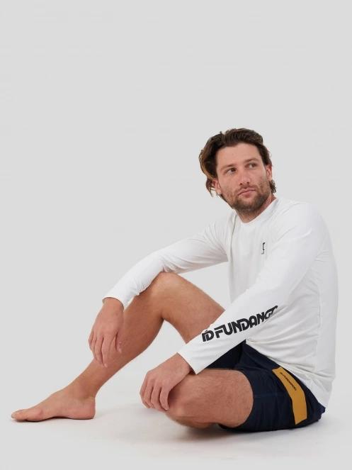 Fundango Manado Long II Rashguard for men in white 5