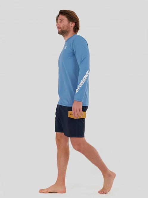 Fundango Manado Long II Rashguard for men in blue 4
