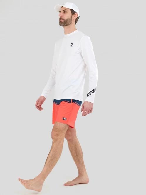 Fundango Manado Long III Rashguard for men in white 4