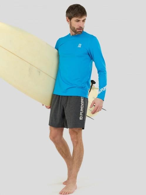 Fundango Manado Long III Rashguard for men in light blue 2