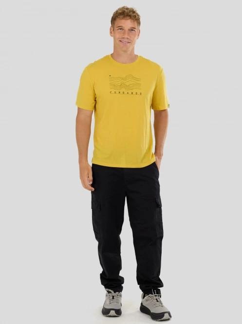 Fundango Wanaka Merino T-shirt for men in yellow 4
