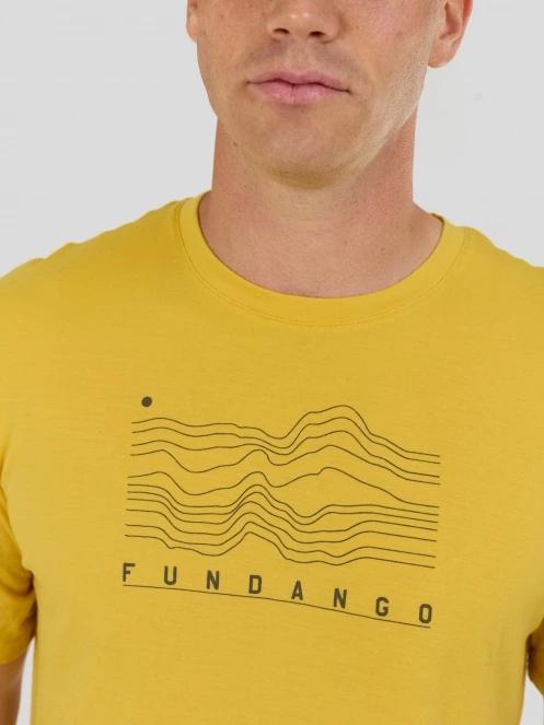 Fundango Wanaka Merino T-shirt for men in yellow 6