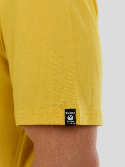 Fundango Wanaka Merino T-shirt for men in yellow 7