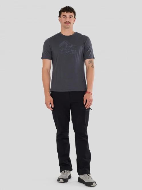 Fundango Wanaka Merino T-shirt for men in grey 4