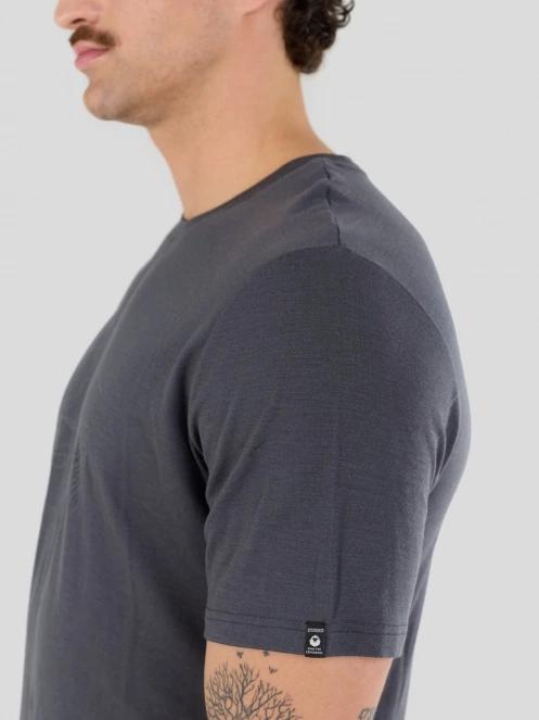 Fundango Wanaka Merino T-shirt for men in grey 8