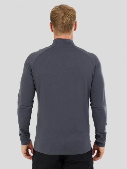 Fundango Temuka Merino Halfzip for men in grey 3