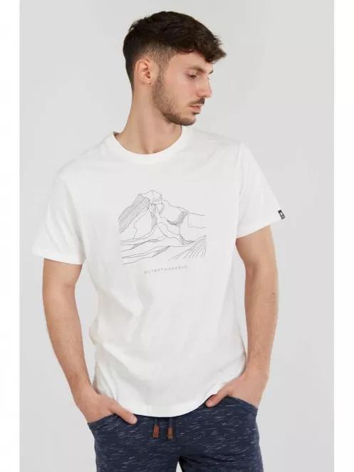 Fundango Basic T Logo-1 T-shirt for men in white 2