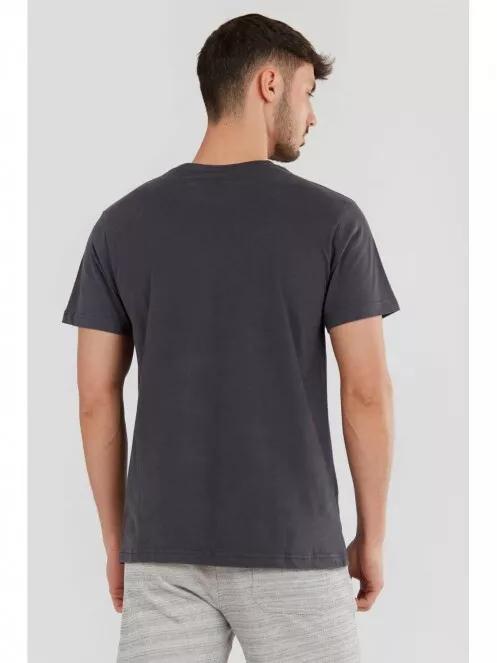 Fundango Basic T Logo-1 T-shirt for men in grey 3