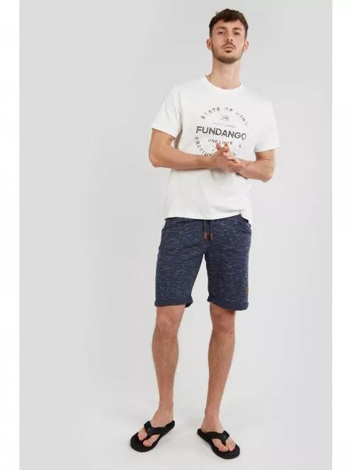 Fundango Basic T Logo-2 T-shirt for men in white 5