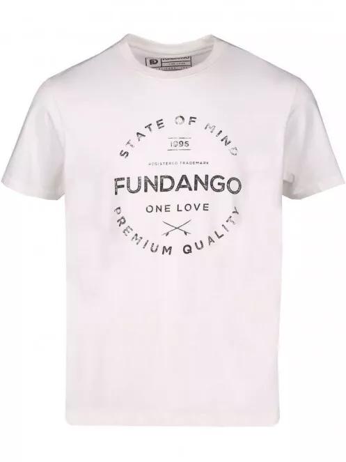 Fundango Basic T Logo-2 T-shirt for men in white 6