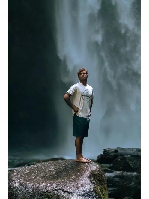 Fundango Basic T Logo-2 T-shirt for men in white 8