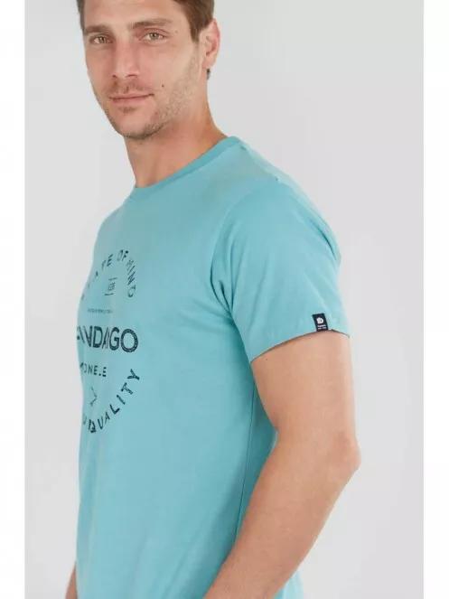 Fundango Basic T Logo-2 T-shirt for men in light blue 4