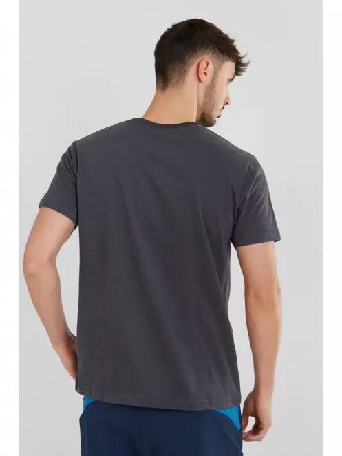 Fundango Basic T Logo-2 T-shirt for men in grey 3