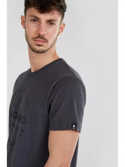 Fundango Basic T Logo-2 T-shirt for men in grey 4
