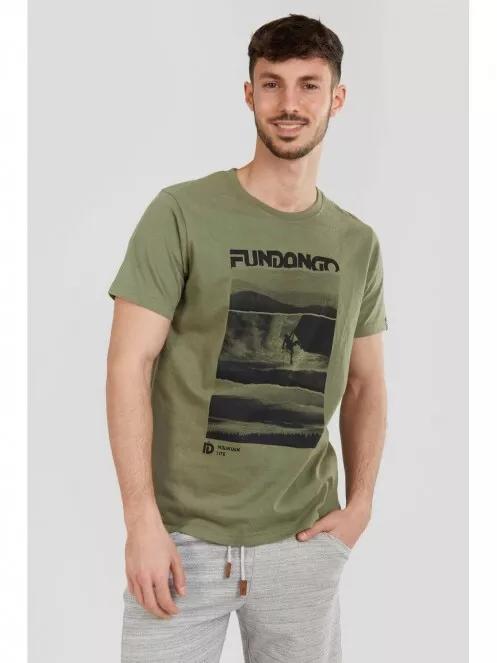 Fundango Basic T Logo-3 T-shirt for men in oliv 2