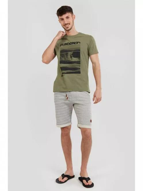 Fundango Basic T Logo-3 T-shirt for men in oliv 5