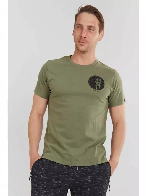 Fundango Basic T Logo-4 T-shirt for men in oliv 2