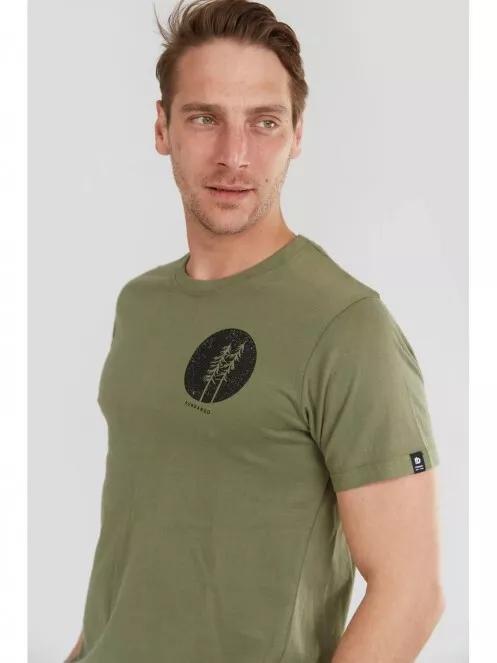 Fundango Basic T Logo-4 T-shirt for men in oliv 3