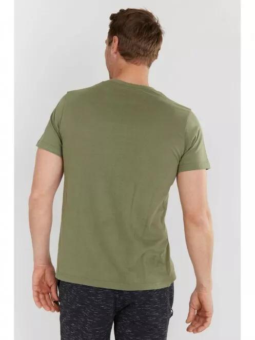 Fundango Basic T Logo-4 T-shirt for men in oliv 4