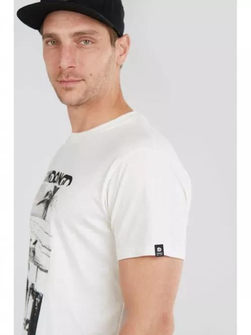 Fundango Basic T Logo-6 T-shirt for men in white 4