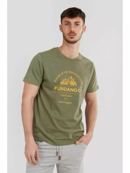 Fundango Basic T Logo-7 T-shirt for men in oliv 2