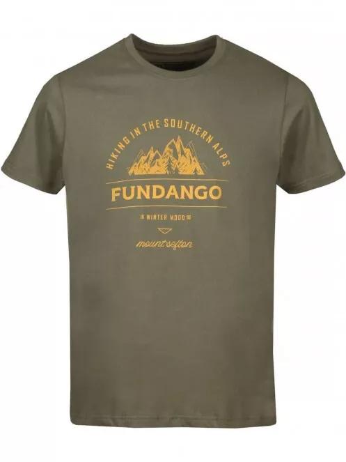 Fundango Basic T Logo-7 T-shirt for men in oliv 6
