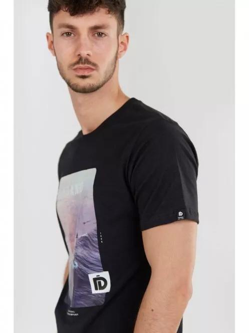 Fundango Basic T Logo-8 T-shirt for men in black 4