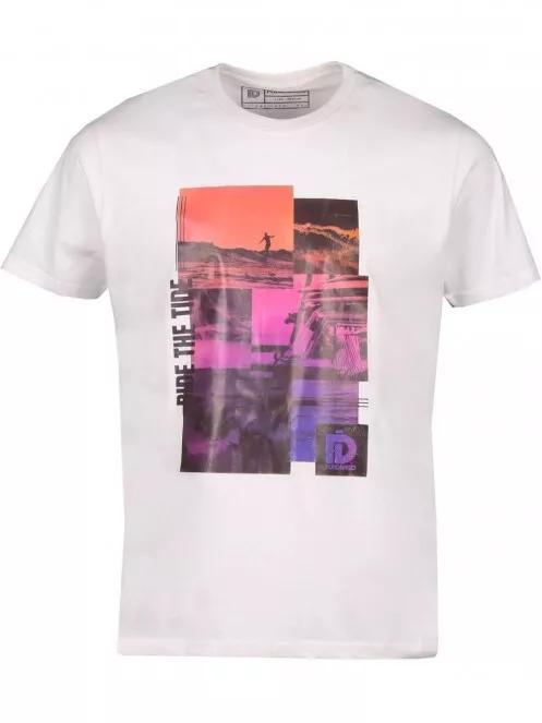 Fundango Basic T Logo-9 T-shirt for men in white 2