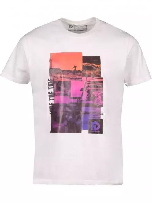 Fundango Basic T Logo-9 T-shirt for men in white 4