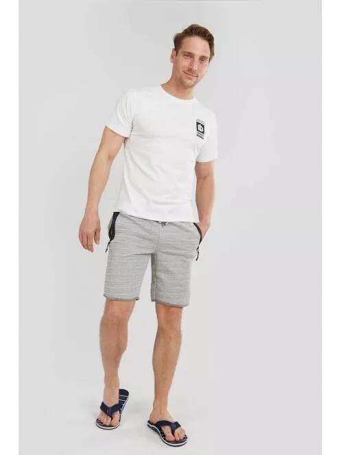 Fundango Basic T Logo-10 T-shirt for men in white 5
