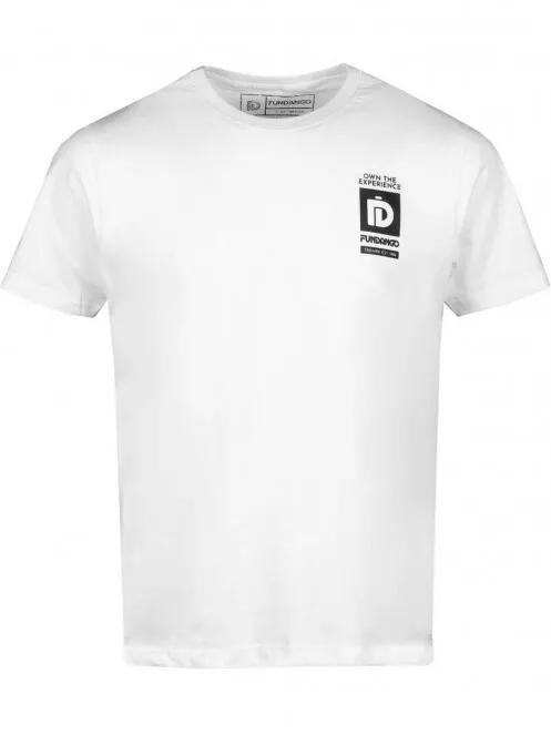 Fundango Basic T Logo-10 T-shirt for men in white 6