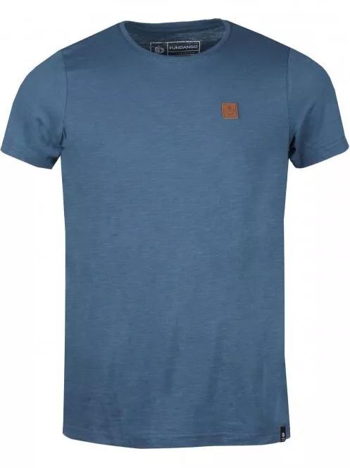 Fundango Jaggy Structured Tshirt for men in blue 6