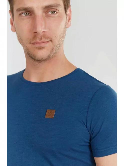 Fundango Jaggy Structured Tshirt for men in dark blue 4