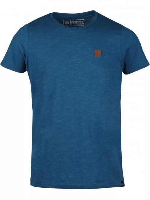 Fundango Jaggy Structured Tshirt for men in dark blue 5