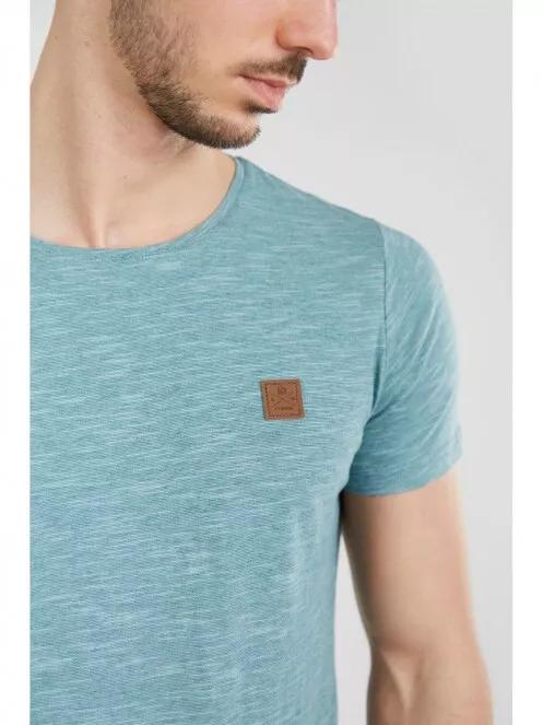 Fundango Jaggy Structured Tshirt for men in green 4