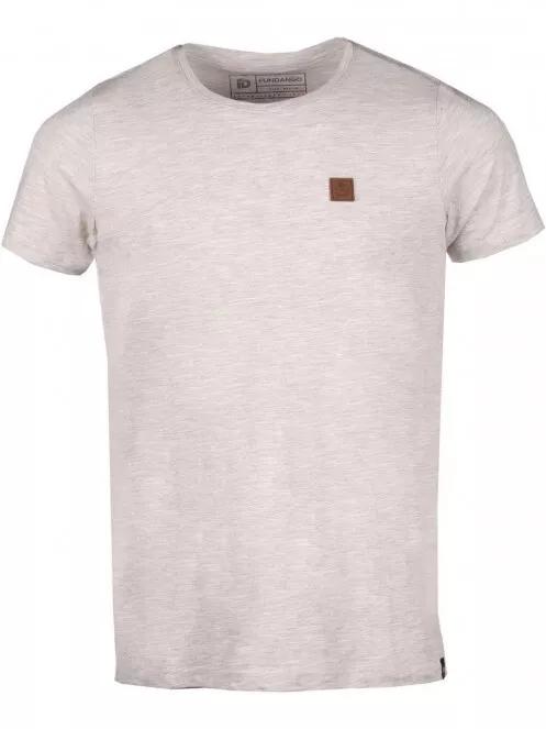 Fundango Jaggy Structured Tshirt for men in sand 4