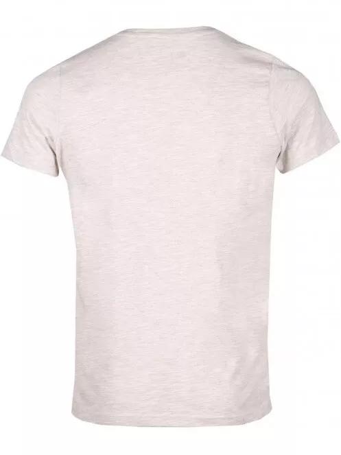 Fundango Jaggy Structured Tshirt for men in sand 5