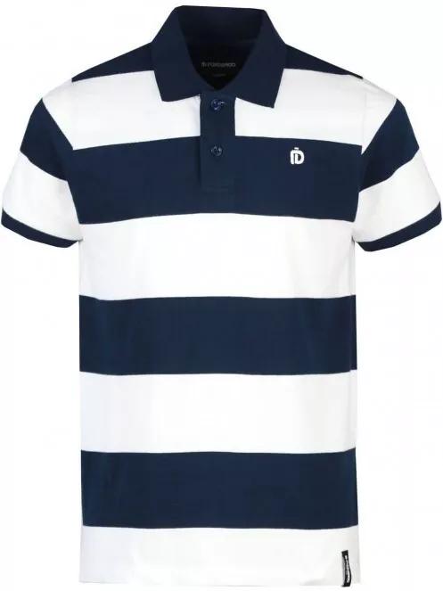 Fundango Incognito stripe Poloshirt for men in dark blue 6