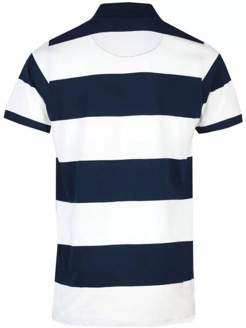 Fundango Incognito stripe Poloshirt for men in dark blue 7