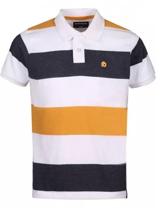 Fundango Incognito stripe Poloshirt for men in white 6
