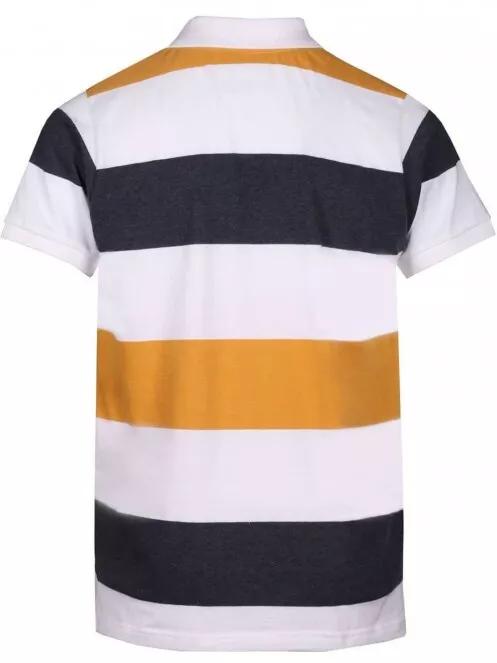 Fundango Incognito stripe Poloshirt for men in white 7