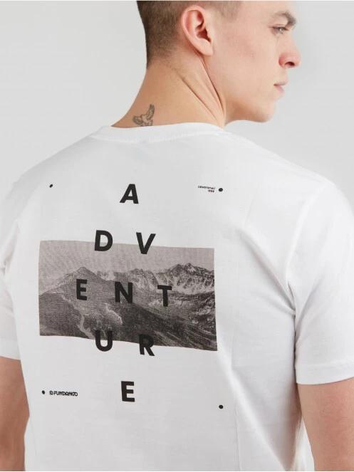 Fundango Basic - T Logo-1 T-shirt for men in white 4