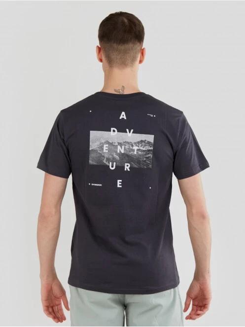 Fundango Basic - T Logo-1 T-shirt for men in grey 3
