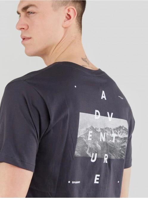 Fundango Basic - T Logo-1 T-shirt for men in grey 5